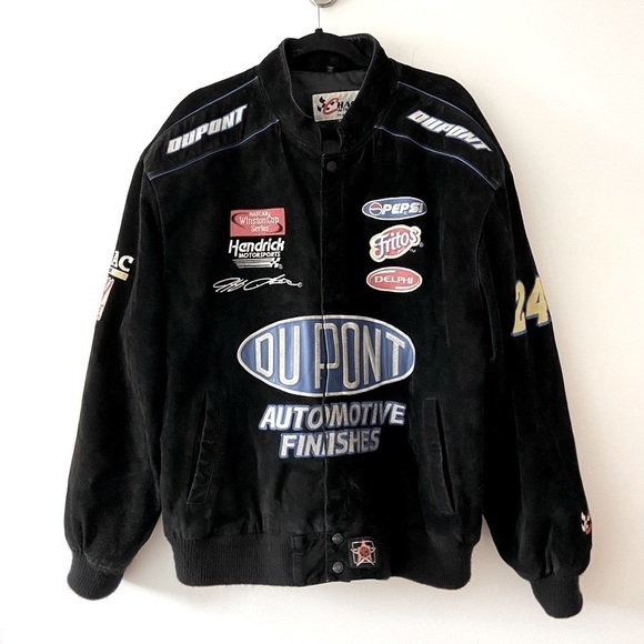 1/1 Jeff Gordon by Jeff Hamilton SuedeLeather Racing Jacket XXL oversize 24 Uni